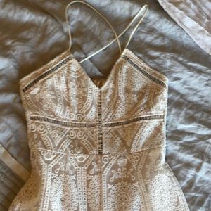White Lace Romper